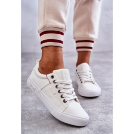 Sneakers de Mujer de Material Bajo Big Star KK274003 Blanco 9