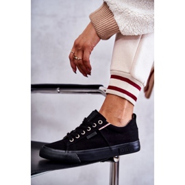 Sneakers de Mujer de Material Bajo Big Star KK274004 Negro 5
