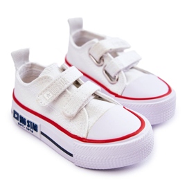Deportivas Infantiles de Tela Con cierre adhesivo Big Star KK374085 Blanco 4