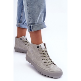Zapatillas de Mujer Big Star High Warm Grey GG274070 gris 5