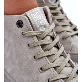 Zapatillas de Mujer Big Star High Warm Grey GG274070 gris 7