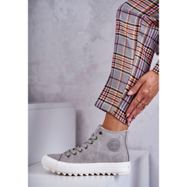 Zapatillas Mujer Big Star High Warm Grey EE274114 gris 7