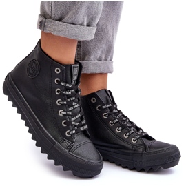 Sneakers Mujer Big Star High Warmed Negro EE274110 9