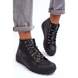 Sneakers Mujer Big Star High Warmed Negro EE274110 5