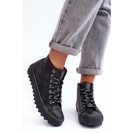 Sneakers Mujer Big Star High Warmed Negro EE274110 3