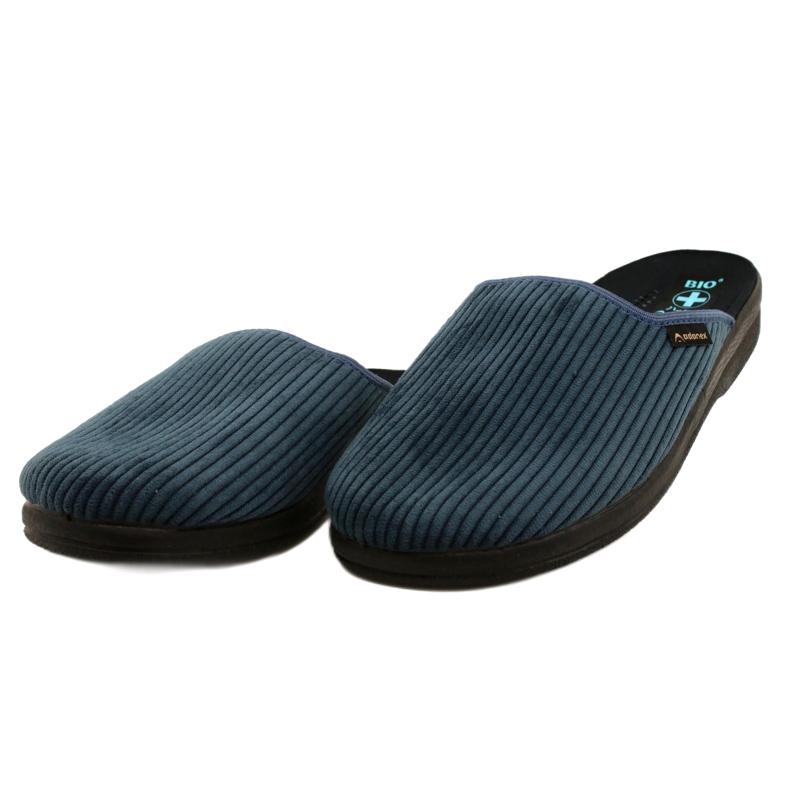 Pantuflas Hombre Pantuflas Adanex 27829 Per Pedes Pana azul 3