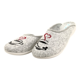 Pantuflas De Fieltro Adanex 27877 Sara Kawa gris 4
