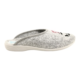 Pantuflas De Fieltro Adanex 27877 Sara Kawa gris 2