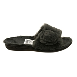 Zapatillas para mujeres adanex 27914 Sara Fur Gray gris 1