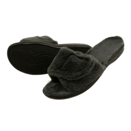 Zapatillas para mujeres adanex 27914 Sara Fur Gray gris 4