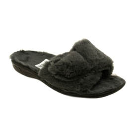 Zapatillas para mujeres adanex 27914 Sara Fur Gray gris 2