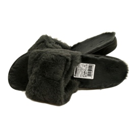 Zapatillas para mujeres adanex 27914 Sara Fur Gray gris 5
