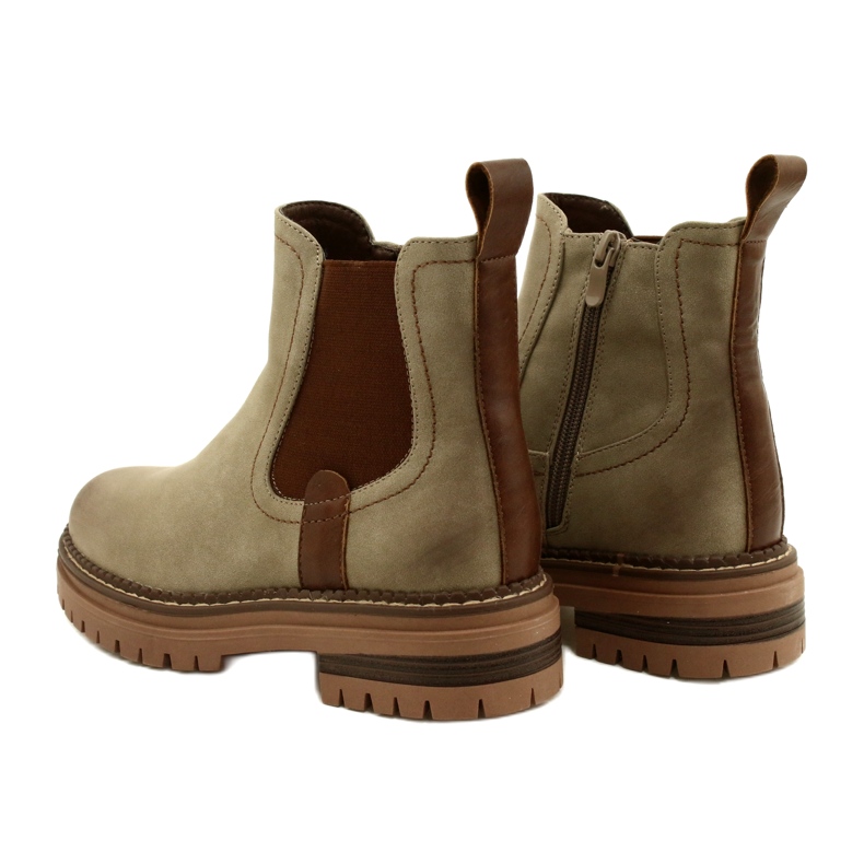 Botas para mujeres de Evento aisladas con caqui 22bt35-5038 beige 6 Botas para mujeres de Evento aisladas con caqui 22bt35-5038 beige 6