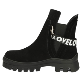 Botines Slip-On De Ante Con Decoración Filippo DBT3927 Negro 3