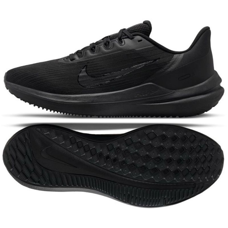 Nike Air Winflo 9 DD6203 002 zapatillas para correr negro 1