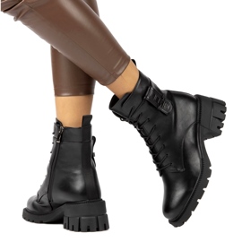 Filippo DBT4073 Botas aisladas de piel de mujer aisladas negro 4