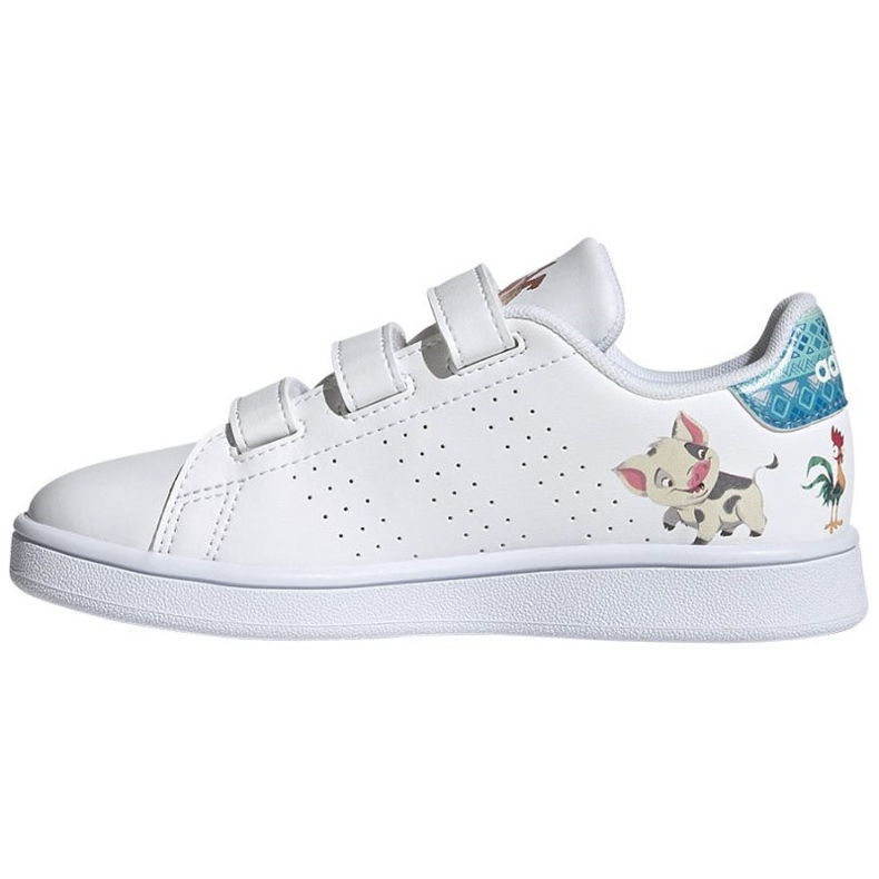Zapatillas Adidas Advantage Disney Vaiana C Jr GZ7627 blanco 1