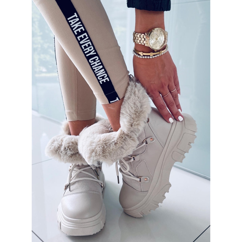 Botas de nieve de mujer Jarl Beige 1