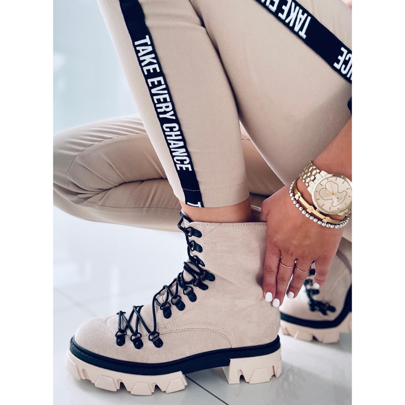 Botas con cordones Conor Beige 2 Botas con cordones Conor Beige 2