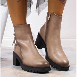 Botas insuladas Vinceza mujer beige 4