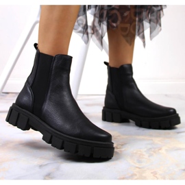 Botas negras para mujer Botas Chelsea Dolce Pietro negro 5