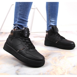Zapatos deportivos altos NEWS negros 4