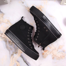Zapatillas altas con aislamiento negro para mujer Big Star KK274173 3
