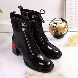 S.Barski Botas negras con aislamiento negro de S. Barski 5