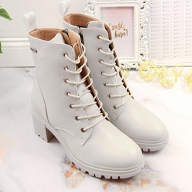 Botas en el poste, con aislamiento beige Vinceza 4