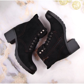 Botas insuladas de ante mujer Potocki negro 5
