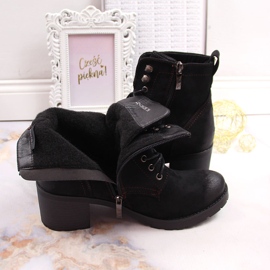 Botas insuladas de ante mujer Potocki negro 6