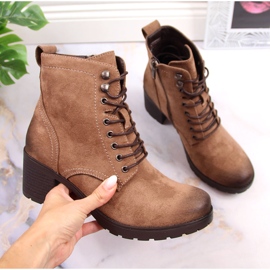 Botas cálidas mujer ante marrón Potocki 4