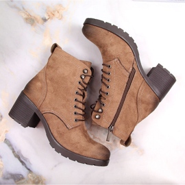 Botas cálidas mujer ante marrón Potocki 6