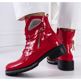 Botas rojas Airedale rojo 2