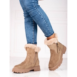 Botines Vinceza de mujer con aislamiento beige 1