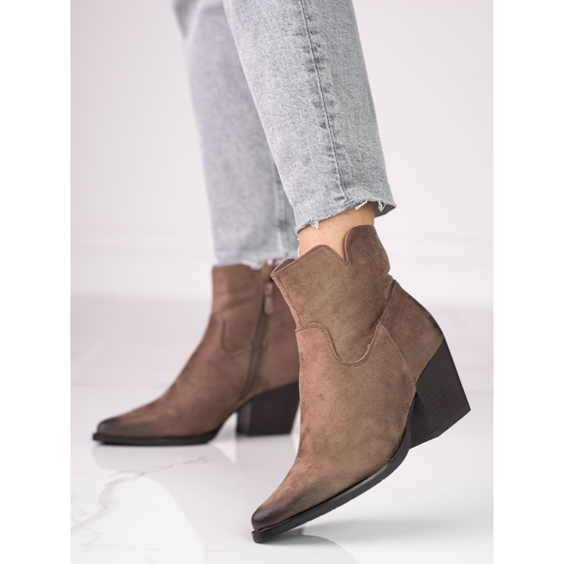 Botas cowboy de mujer Shelovet marrones marrón 1
