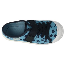 Pantuflas infantiles befado 351X009 aplicaciones azul 1