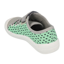 Befado Zapatillas de zapatillas para niños 251x189 gris verde 4