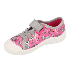 Zapatos befado niño 251X188 rosado gris 3