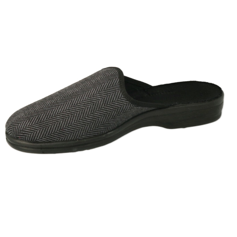Befado zapatos hombre pu 089M416 negro gris 3