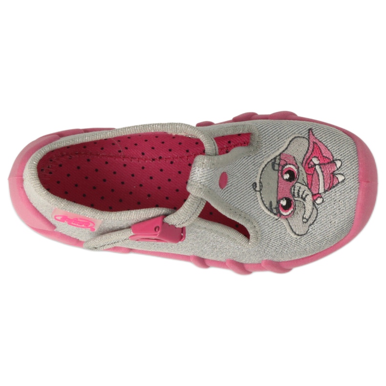 Befado zapatos niño veloz 110N454 rosa plata gris 2