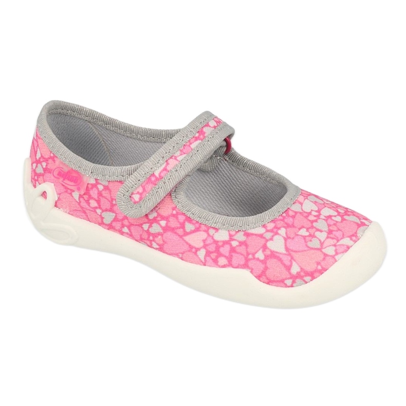 Zapatos befado niño 114Y476 rosa gris 1