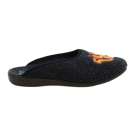 Adanex 27859 Pantuflas de Fieltro Ardilla y Cacahuete azul 1