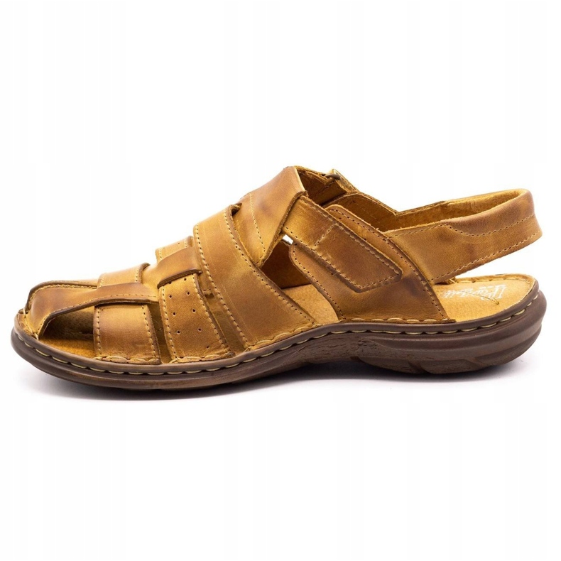 Polbut Sandalias piel hombre 211 beige 1