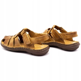 Polbut Sandalias piel hombre 211 beige 4