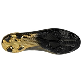 Botas de fútbol adidas X Ghosted + Fg M FX9098 negro dorado dorado 3