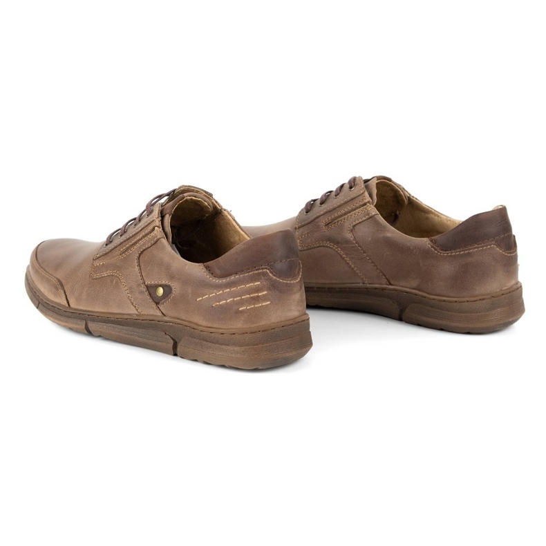 Polbut Zapatos casuales de hombre J55 marrón 5