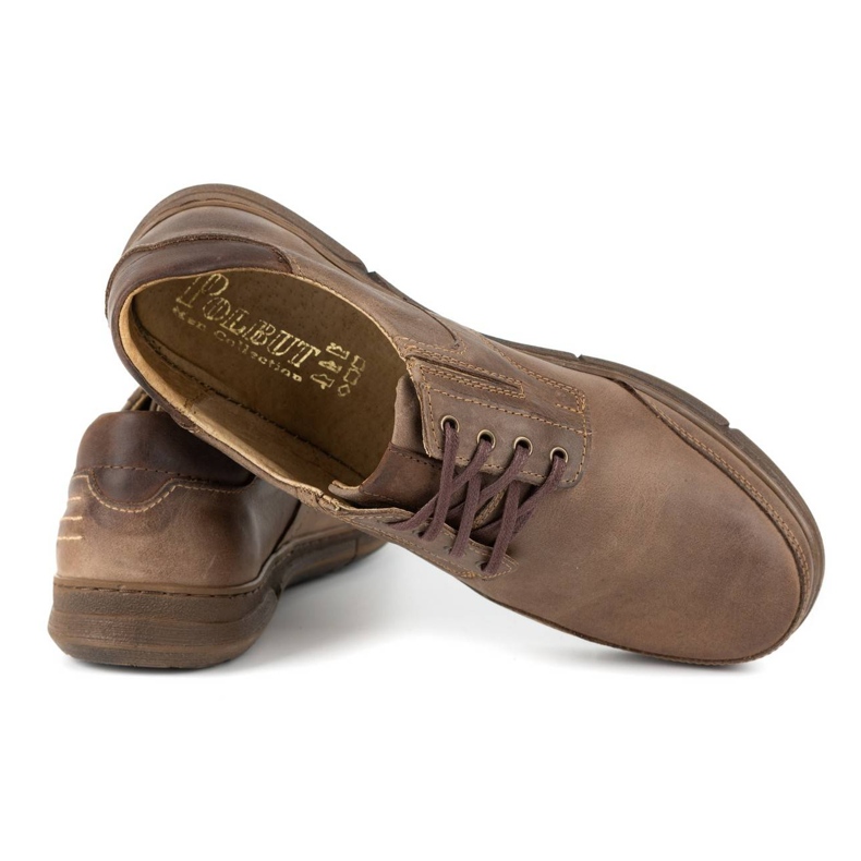Polbut Zapatos casuales de hombre J55 marrón 4