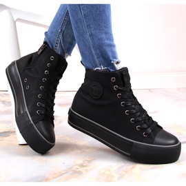 Zapatillas altas con aislamiento negro para mujer Big Star KK274173 4