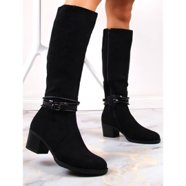 Botas cálidas mujer ante negro Jezzi 5